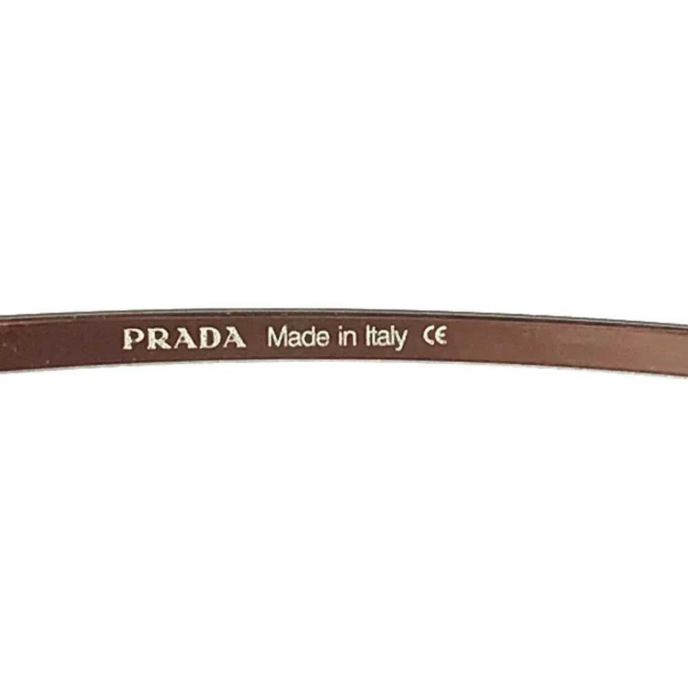 Prada Eyeglasses Frames VPR76C 9AC-4L1 Silver Collapsible Folding 53-18-145